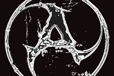 Download Wallpapers 1600x900 Amatory, Logo, Symbol, Letter, Circle ...