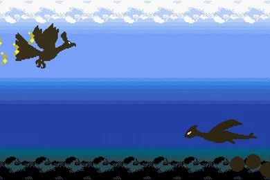 8bit Hooh Lugia Pokemon Wallpapers