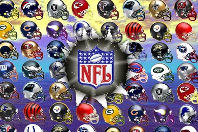 NFL Wallpapers With Logo And All Teams Helmet