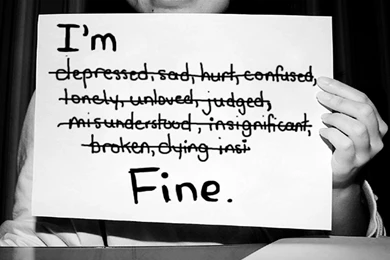 DeviantArt: More Like I'm Not Fine Wallpapers By SofiiElii