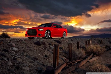 Dodge Charger SRT8 Red HD Desktop Wallpapers : High Definition ...
