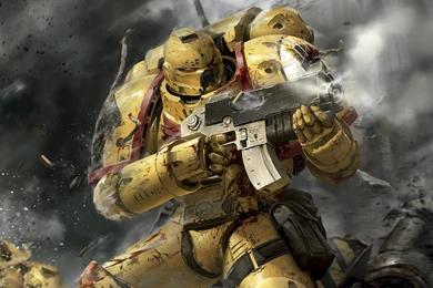 Imperial Fists Space Marine HD Wallpapers