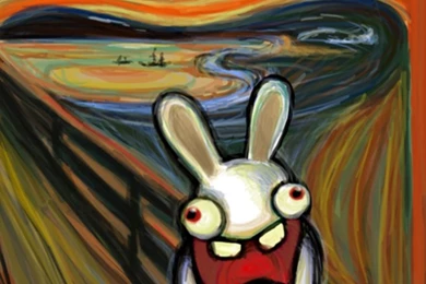 Raving Rabbids The Scream Edvard Munch 1701x2268 Wallpapers High ...