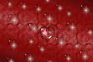 Red Hearts Wallpaper.jpg Photo By Brenimac2008