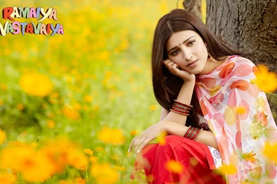 Shruti Hassan In Ramaiya Vastavaiya Wallpapers