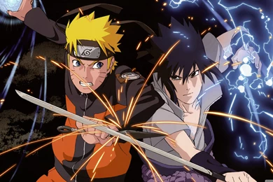 Naruto Vs. Sasuke HD Desktop Wallpapers : Widescreen : High Definition