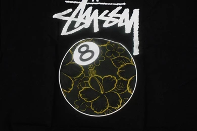 Stussy Gold Flake 8 Ball Tee
