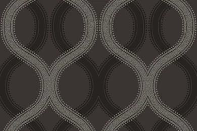 Solaris Black & Grey Statement Beads Geometric Wallpapers