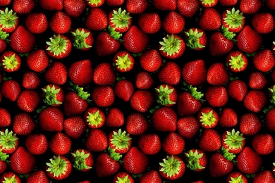 STRAWBERRIES WALLPAPER   (