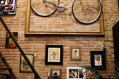 Bicycle And Photo Wall Art   Wallpapers Mural Ideas   17067