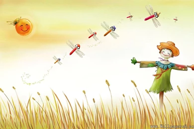 Lovable Scarecrow － Fantasy Wallpapers   Free Download Wallpapers ...