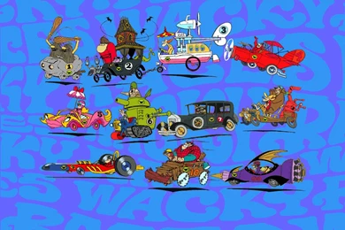 Dan Dare.org   Wacky Races Wallpapers (1024 X 768 Pixels)