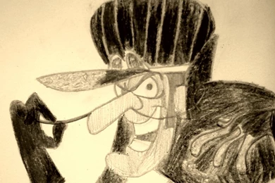 Wacky Races Dick Dastardly Sepia Wallpapers : Desktop And Mobile ...