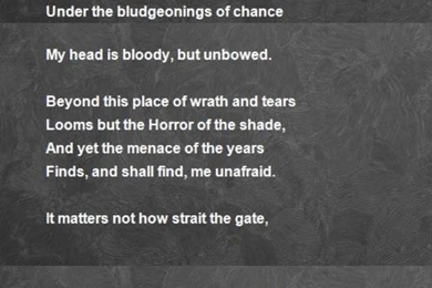 Invictus Poem By William Ernest Henley Poem Hunter