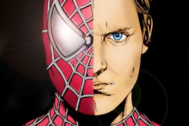 Spider Man Half Face By Wachiturro On DeviantArt