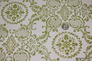 1960's Vintage Wallpapers Green And Metallic By RetroWallpapers