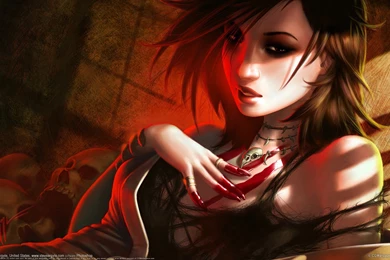Anime Vampire Girl Wallpapers » WallDevil   Best Free HD Desktop ...
