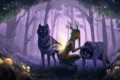 Art Artwork Fantasy Magical Forest Original Magic Creature F ...