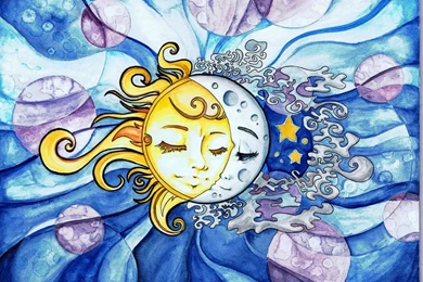 Sun And Moon   ImgMob