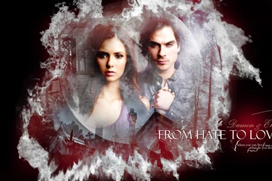 From Hate To Love The Vampire Diaries Wallpapers (11927947) Fanpop
