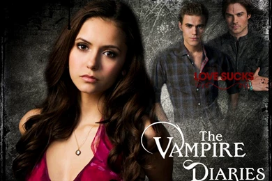 Love Sucks   The Vampire Diaries TV Show Wallpapers (28630400)   Fanpop