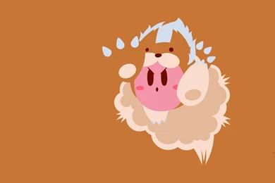 DeviantArt: More Like Minimalist Wallpapers   Daroach (Kirby) By ...