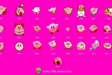 KIRBY Nintendo Family Platform Scrolling Wallpapers