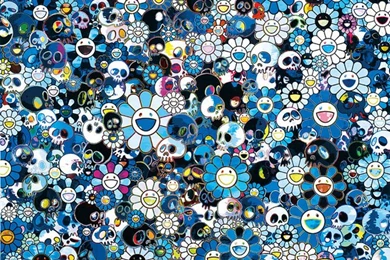 Juxtapoz Magazine   Takashi Murakami "Flowers & Skulls" @ Gagosian ...