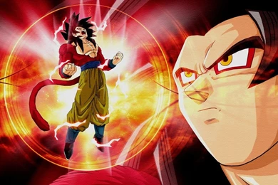 Goku Super Saiyan 4 Hd Widescreen Wallpapers (19920)