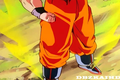 DBZ Kai Goku Turns Super Saiyan Infront The Androids (1080p HD ...