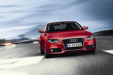 Audi A4 Red Cars Wallpapers Image