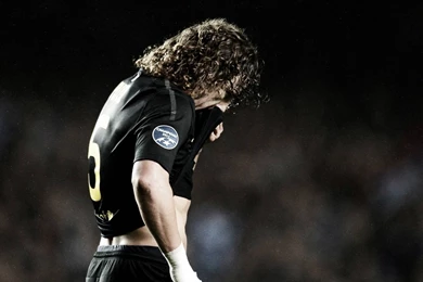Football: Soccer Young Spain Fc Barcelona Carles Puyol Bara ...