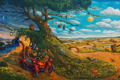 Art Paint Widescreen Wallpapers   Mbagusi.com