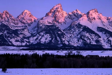 Sunrise Wyoming Grand Teton National Park Glow Range National Park ...