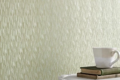 Silken Stria Green Shimmer   Modern   Wallpapers   By Graham & Brown