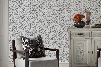 Boho Floral Wallpapers In Black And White Design By Graham & Brown ...