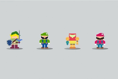 Minimalist Nintendo Characters By NumFive On DeviantArt