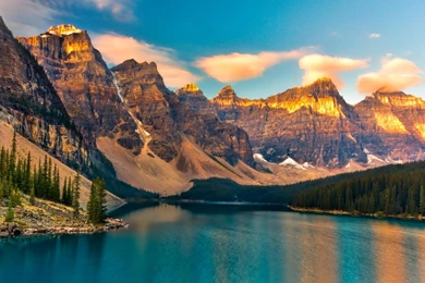 Moraine Lake Sunrise Wallpapers   2048x1152   667204