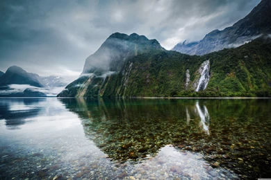 Morning Reflections Of Bowen Falls Wallpapers Full HD [5120x3200 ...