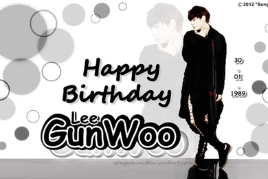 GunWoo MYNAME Birthday Wallpapers By SongAhIn On DeviantArt