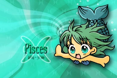 Cute Pisces Wallpaper Backgrounds Theme Desktop