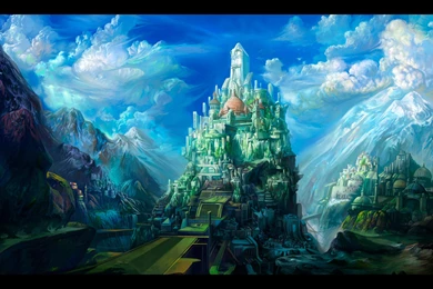 3d Drawing Art Castle Hd Wallpapers