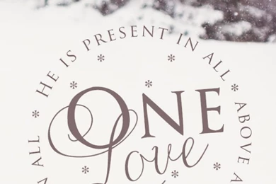 One Love" Computer + Phone Wallpapers