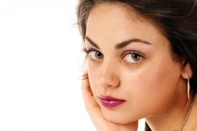 Popular American Mila Kunis Hollywood Actress Face Closeup HD ...