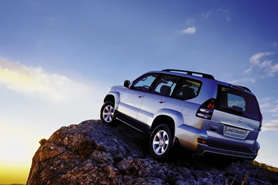 Download Wallpapers 3840x2160 Toyota, Land Cruiser, Prado, Gray ...