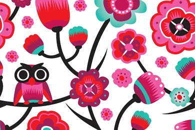 Cute Owl Design Wallpapers