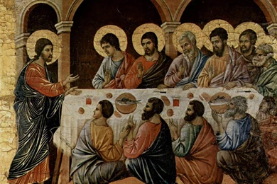 MaestàAltarretabel Of Sienese DomsRückseiteAltarbekrönung With ...