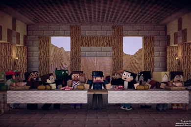 The Last Supper Minecraft Wallpapers