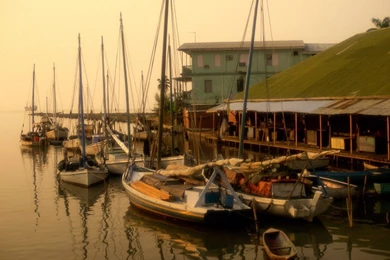 1024x768 Misty Harbor Belize Desktop PC And Mac Wallpapers