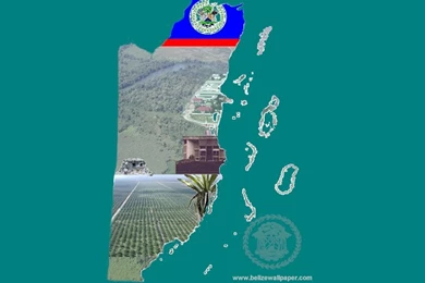 Belize Map Wallpapers